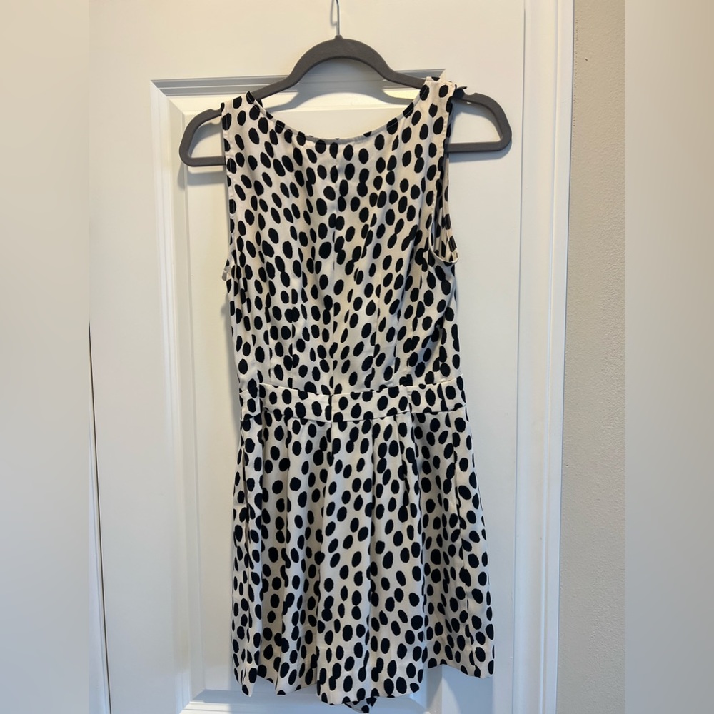 Black and white romper